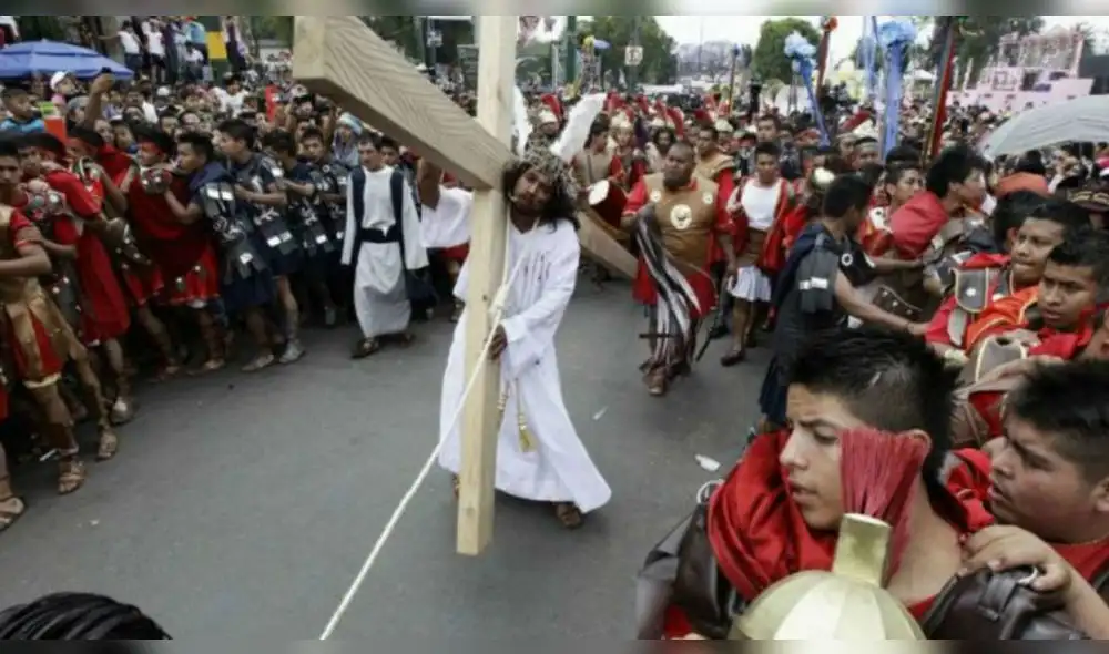 Este 2020, la representación de la Pasión de Cristo en Iztapalapa se realizará desde el 5 hasta el 11 de abril. (Foto: AS) Este 2020, la representación de la Pasión de Cristo en Iztapalapa se realizará desde el 5 hasta el 11 de abril. (Foto: AS)