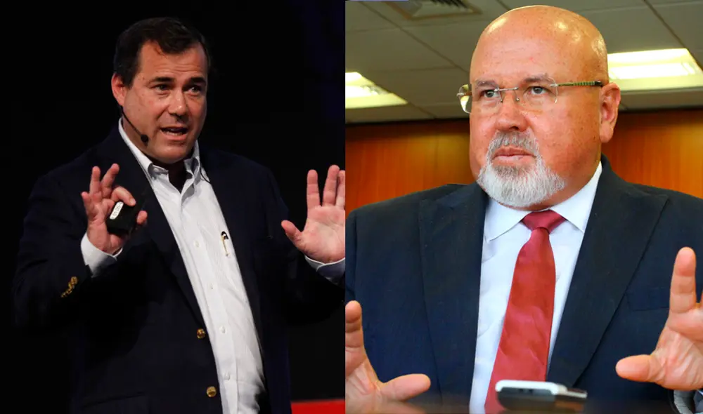 Bruno Giuffra  fue ministro de Transportes y Comunicaciones y de la Producción. Composición: La República.