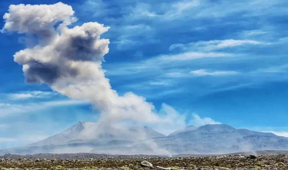 Especialistas señalan que estructura volcánica no presenta anomalías significativas. Foto: IGP