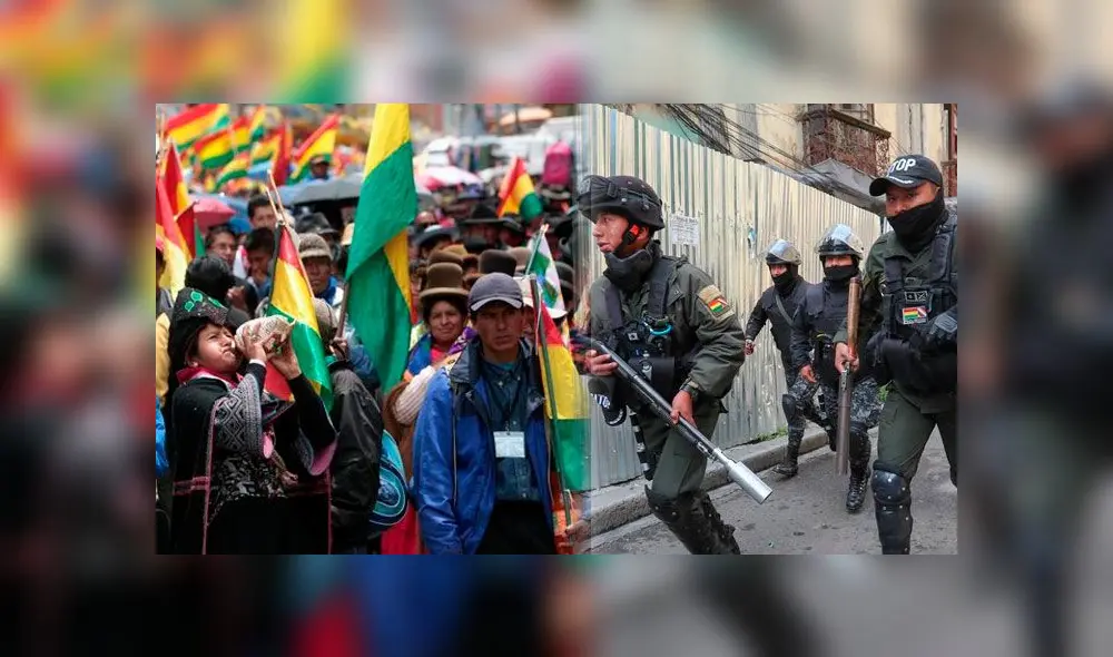 A pesar de la renuncia de Evo Morales, sus partidarios no han dejado de movilizarse en Bolivia. Foto: EFE A pesar de la renuncia de Evo Morales, sus partidarios no han dejado de movilizarse en Bolivia. Foto: EFE