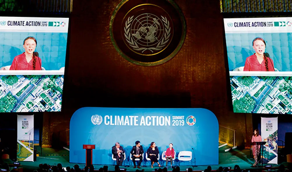 La Indignación de Greta. El discurso de Greta Thunberg fue el más esperado durante la cumbre climática de las Naciones Unidas. No defraudó y criticó duramente a los Gobiernos. La Indignación de Greta. El discurso de Greta Thunberg fue el más esperado durante la cumbre climática de las Naciones Unidas. No defraudó y criticó duramente a los Gobiernos.