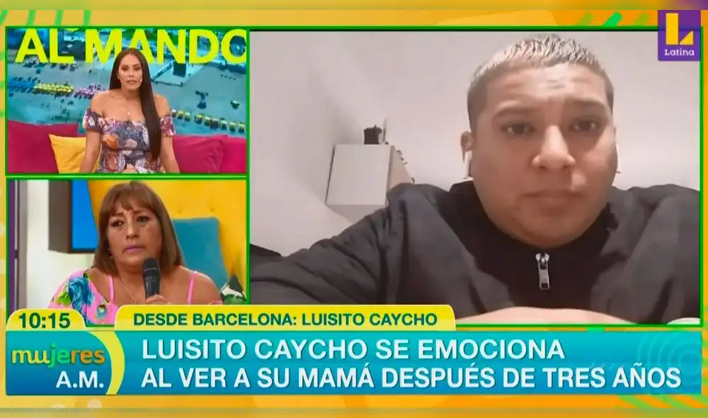 Luisito Caycho llora en Mujeres al mando