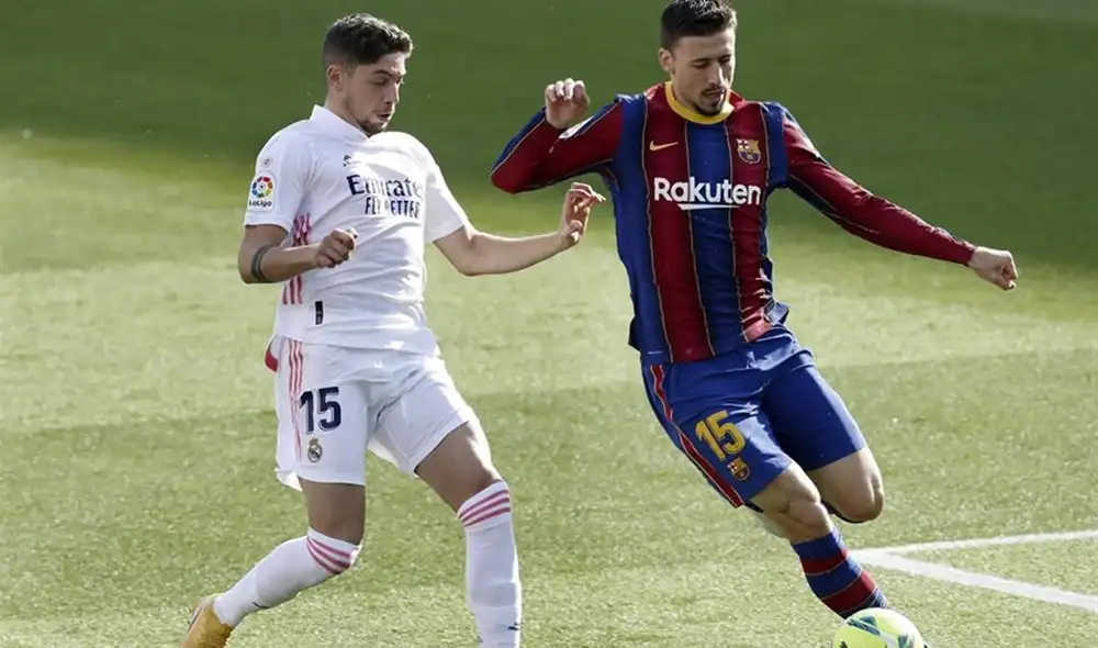 Barcelona y Real Madrid empatan 1-1 por LaLiga. Foto: EFE