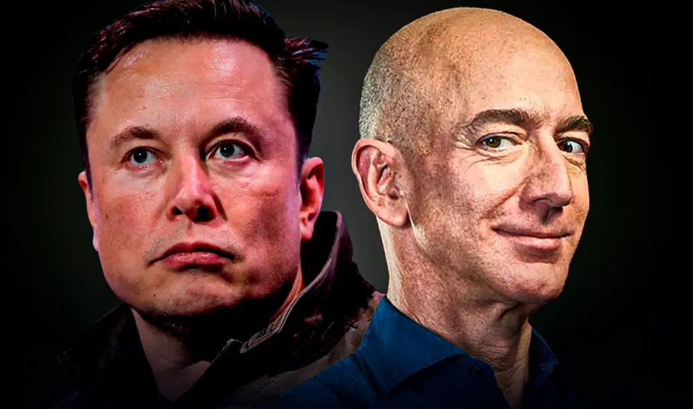 Elon Musk pagó solamente una tasa de impuestos de 3,2% entre 2014 y 2018, mientras que Jeff Bezos, fundador de Amazon, pagó menos del 1%. Foto: ComposiciónLR/EFE