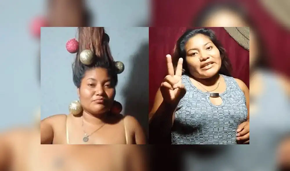 Facebook: mujer que se hizo viral por su peinado de Navidad presenta cambio de look [VIDEO]