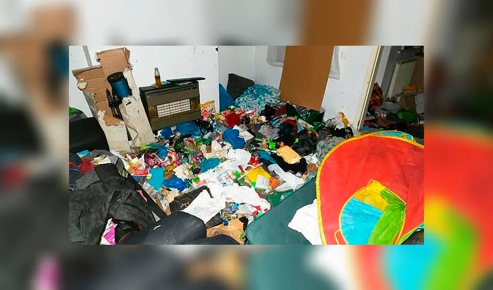 Rescatan a niño de 7 años que vivía entre la basura con padres adictos [FOTOS]