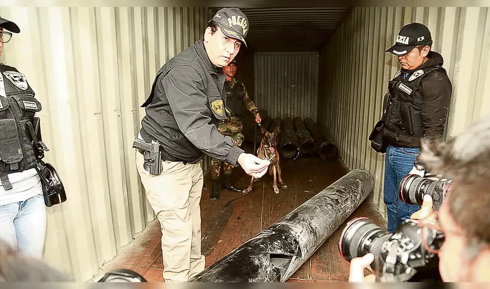 Cartel mexicano exportaba tubos de cocaína desde mayo