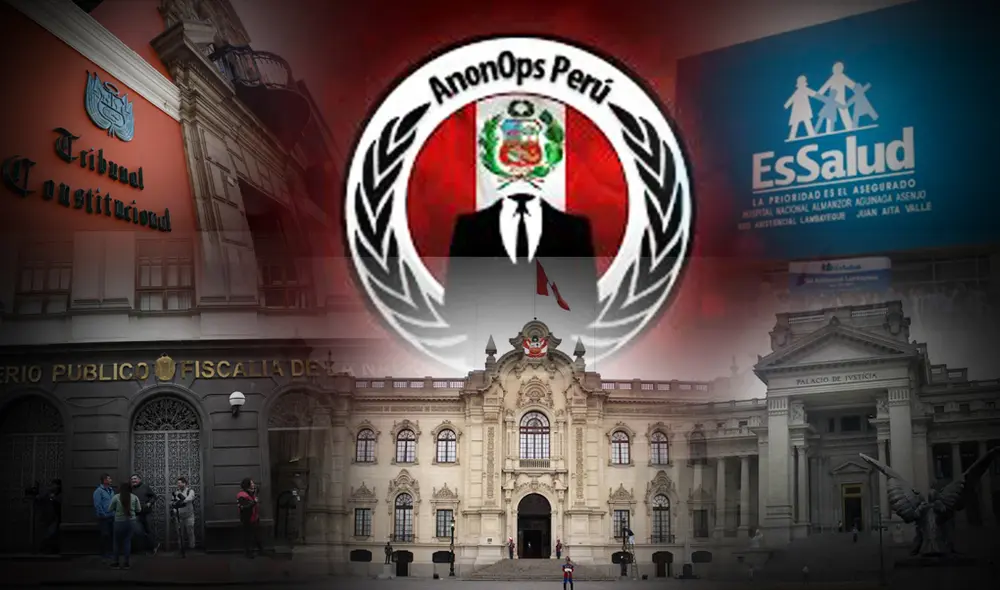 Anonymous y Perú. Foto: Composición