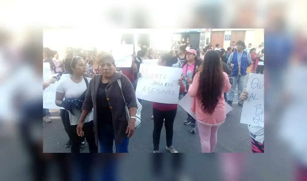 Barranca: indignados protestan fuera del Poder Judicial por niña asesinada y ultrajada  [FOTOS Y VIDEO]