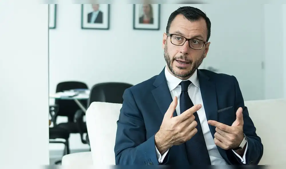 Diego Mellado, embajador de la Unión Europea en el Perú. Diego Mellado, embajador de la Unión Europea en el Perú.