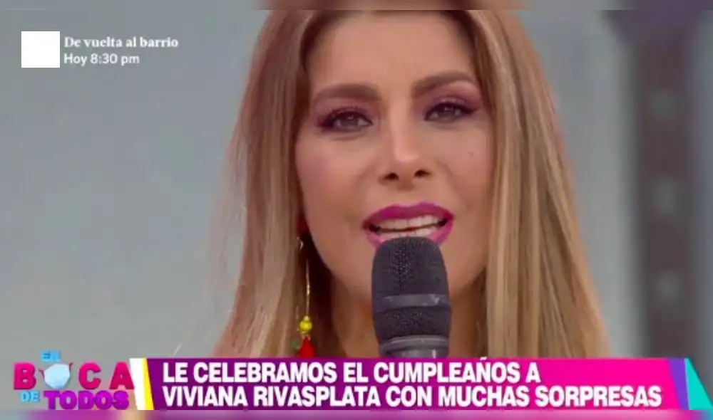 Viviana Rivasplata indicó que tuvo que separarse de sus dos menores hijos para evitar contagiarlos. Foto: Captura América Televisión
