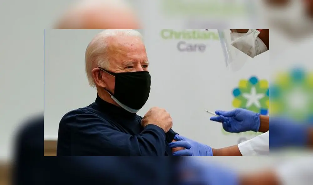 Biden se vacuna contra la COVID-19 con Pfizer/BioNTech. Foto: AFP Biden se vacuna contra la COVID-19 con Pfizer/BioNTech. Foto: AFP