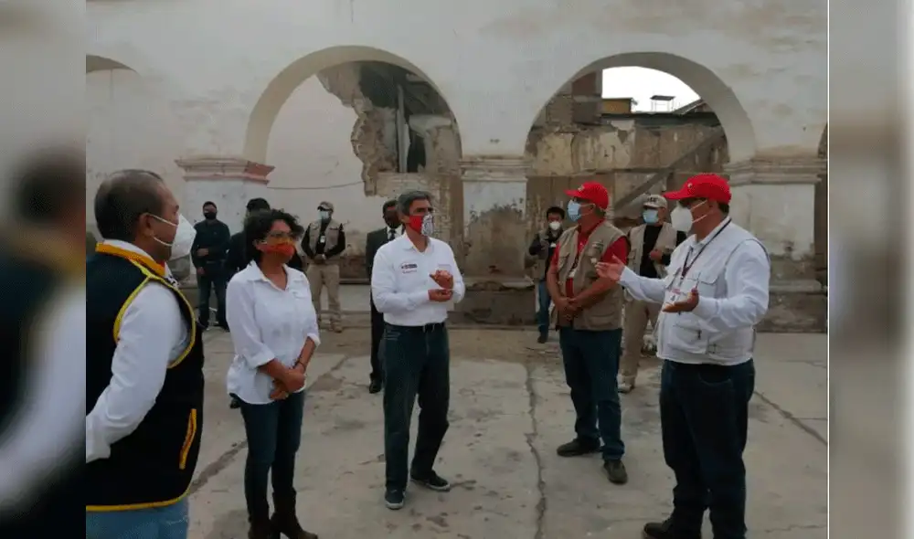 Las autoridades visitaron el ex convento y verificaron las condiciones en que se encuentra. Foto. Gobierno Regional de lLambayeque Las autoridades visitaron el ex convento y verificaron las condiciones en que se encuentra. Foto. Gobierno Regional de lLambayeque