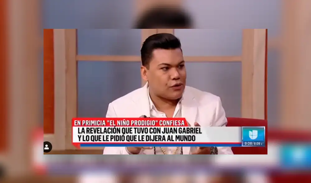Hijo no reconocido de Juan Gabriel cuenta la inquietante revelación que le hizo el cantante [VIDEO]