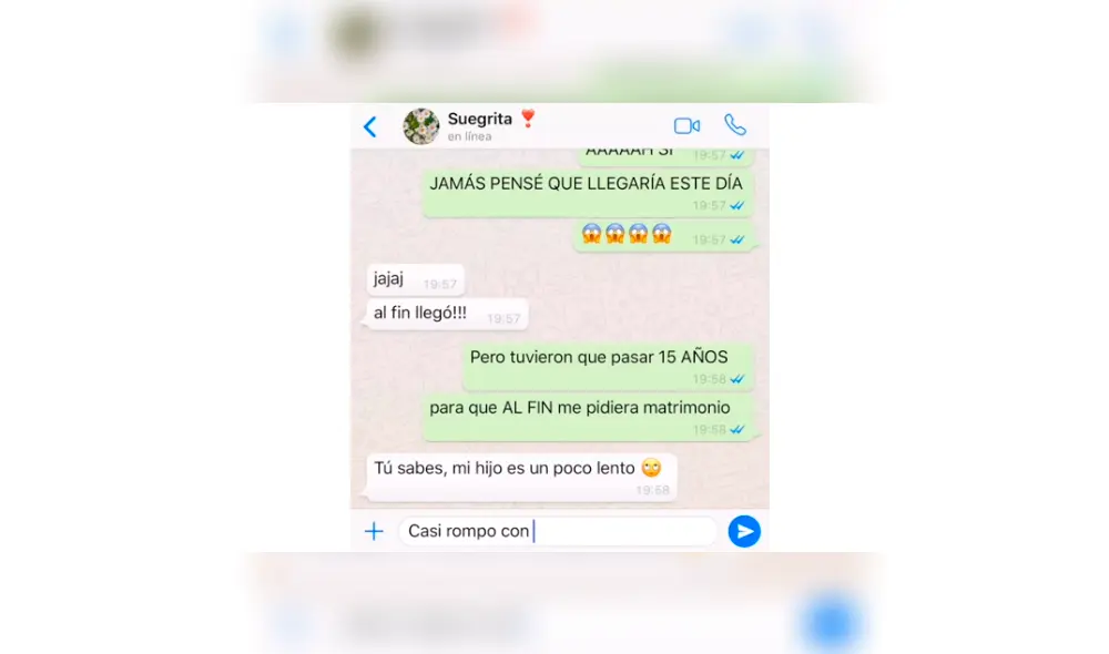 WhatsApp: novia descubre infidelidad de su pareja y cancela la boda [VIDEO]