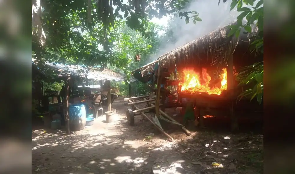 Campamentos destruidos. Campamentos destruidos.
