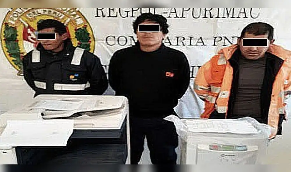 Obreros robaban equipos en campamento minero Las Bambas.