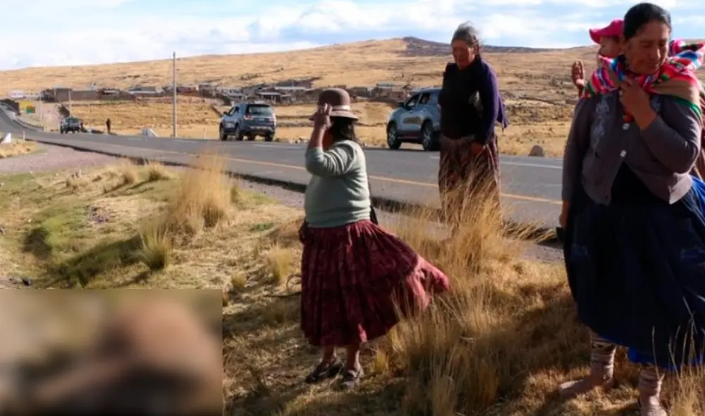 Conductor iba aparentemente a excesiva velocidad. Foto: Pachamama Radio-Puno Conductor iba aparentemente a excesiva velocidad. Foto: Pachamama Radio-Puno