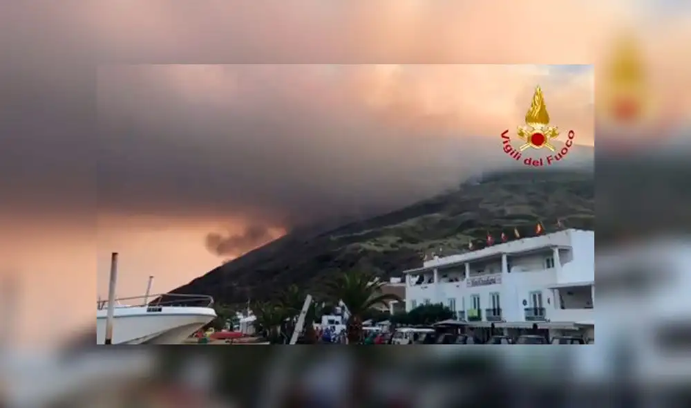 Volcán Stromboli. Foto: AFP.
