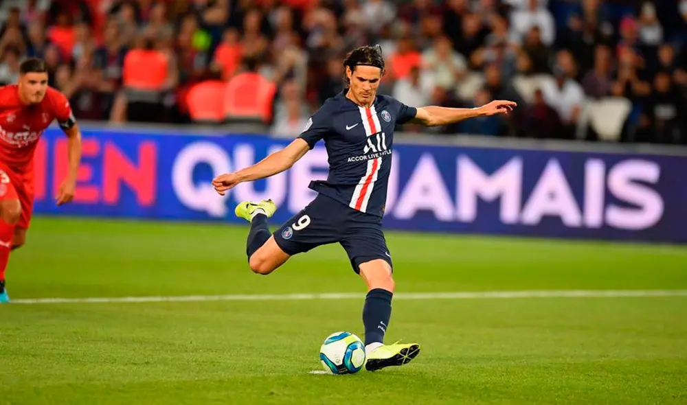 Edinson Cavani culminó contrato con el PSG en junio y no participó de la Champions League. Foto: Twitter @ECavaniOfficial