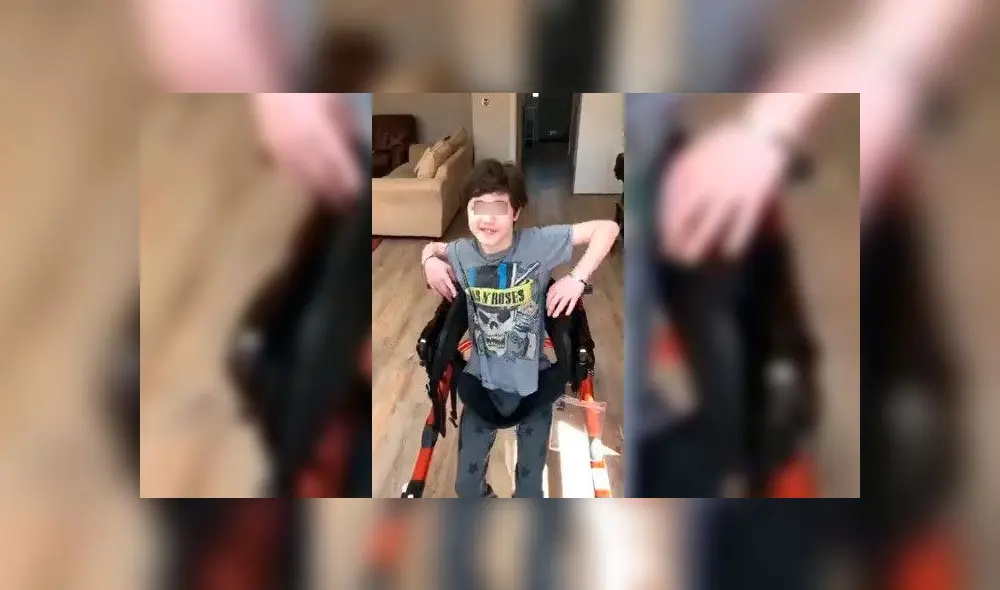 El joven tiene 13 años y recorrió los pasillos de su casa. (Fuente: The Sun) El joven tiene 13 años y recorrió los pasillos de su casa. (Fuente: The Sun)