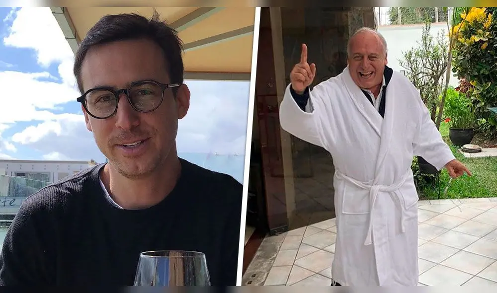 El director de cine le envío un tierno mensaje a su papa, en este Día del Padre. Foto: Bruno Ascenzo Instagram