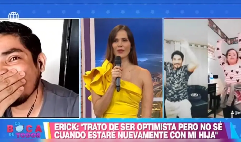 Erick Elera se quiebra al reencontrarse con su hija en En boca de todos Erick Elera se quiebra al reencontrarse con su hija en En boca de todos
