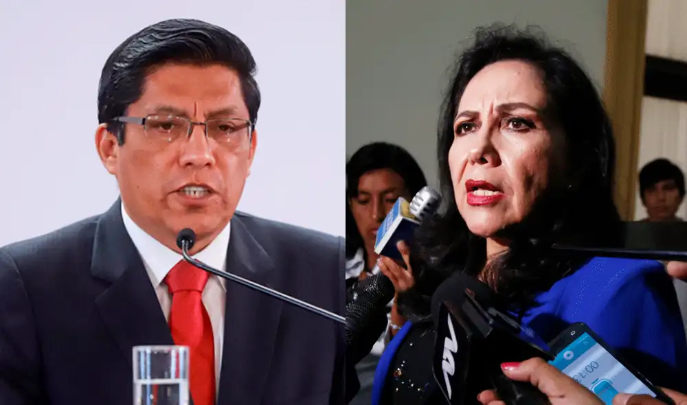 Vicente Zeballos y Gloria Montenegro se mostraron en comtra de la reelección de los congresistas disueltos. Foto: La República. Vicente Zeballos y Gloria Montenegro se mostraron en comtra de la reelección de los congresistas disueltos. Foto: La República.