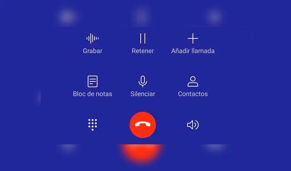 Función para grabar llamadas en la aplicación Teléfono. (Fotos: AndroidPhone)