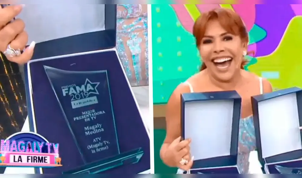 La conductora también agradeció a los lectores de este diario por haberla elegido en las categorías que salió ganadora.