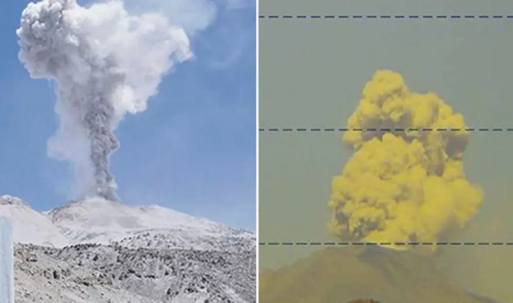 Arequipa: Alertan nueva dispersión de ceniza del volcán Sabancaya
