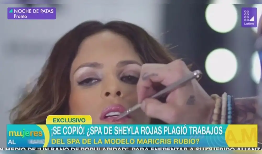 Sheyla Rojas en escándalo por plagio de trabajos en salón de belleza