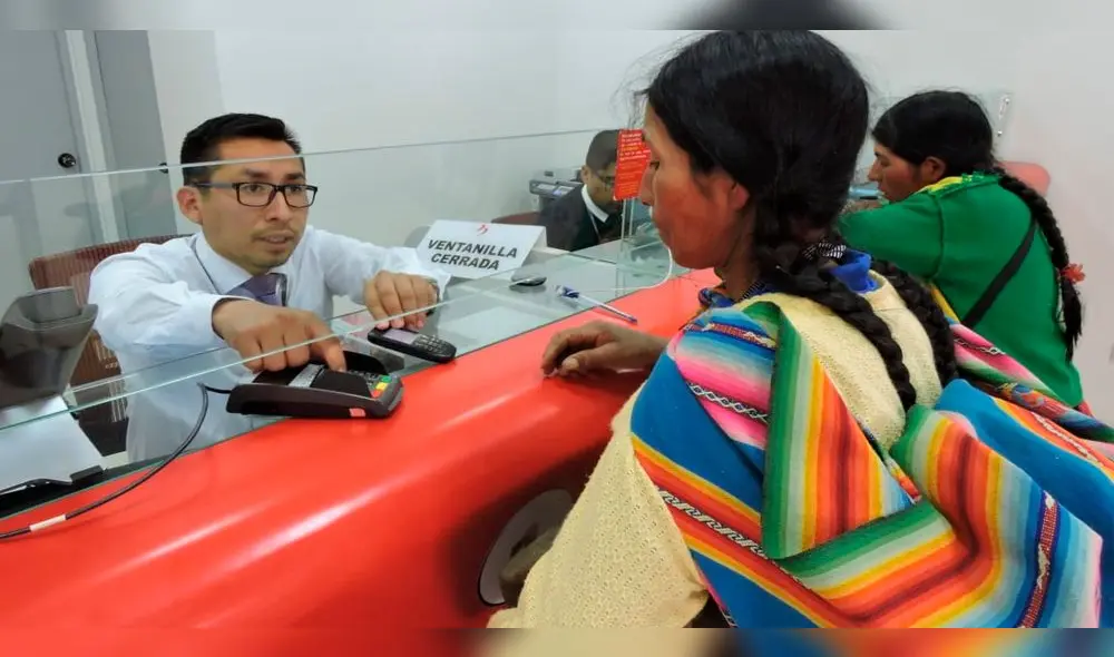 Familias afiliadas a programa Juntos cobraron abono.