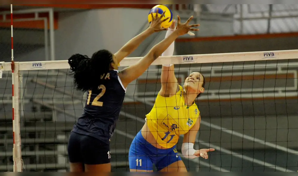 Perú no pudo ante la poderosa Brasil y perdió por el Sudamericano de Vóley