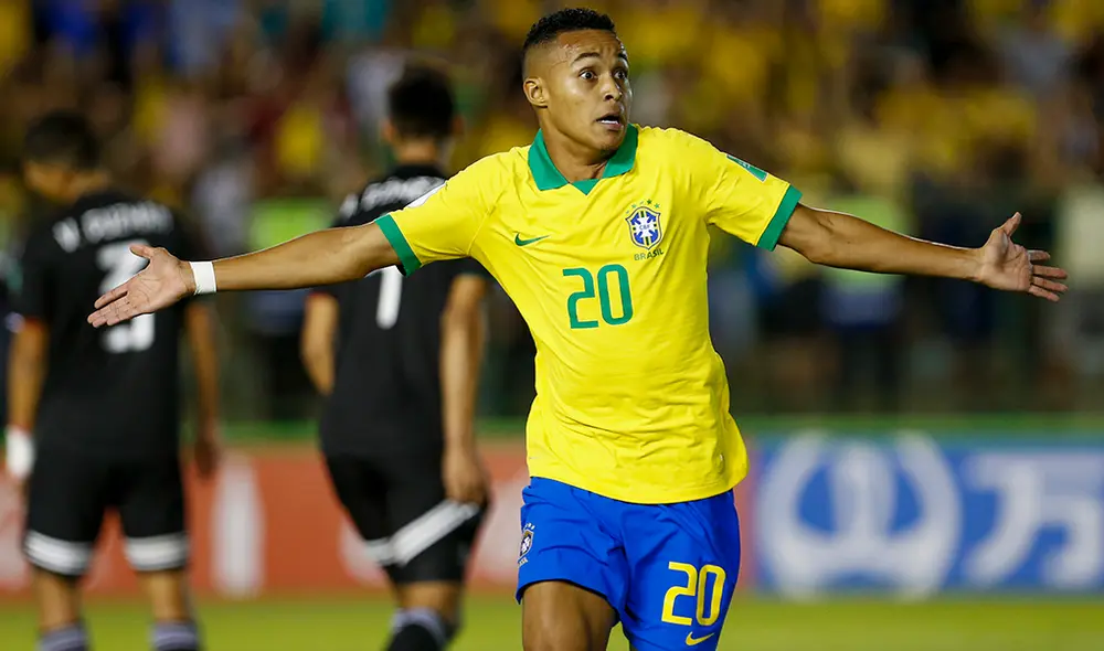 Lazaro le dio el gol del triunfo a Brasil para conseguir el título del Mundial Sub-17 ante México. | Foto: AFP Lazaro le dio el gol del triunfo a Brasil para conseguir el título del Mundial Sub-17 ante México. | Foto: AFP