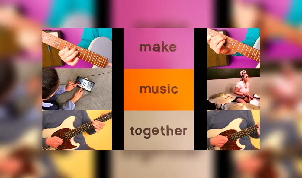 Grábate tocando tu instrumento favorito, agrega dos clips y crea un arreglo musical con tus amigos.