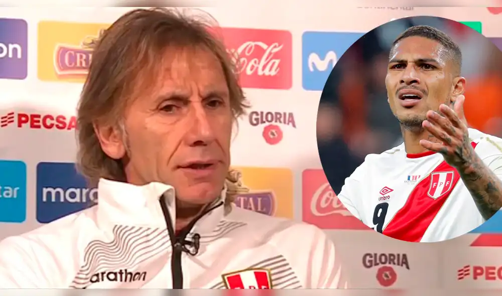 Ricardo Gareca expresó su tristeza por sanción a Paolo Guerrero