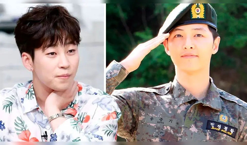 El rapero DinDin habló de su convivencia con Song Joong Ki durante el servicio militar obligatorio.