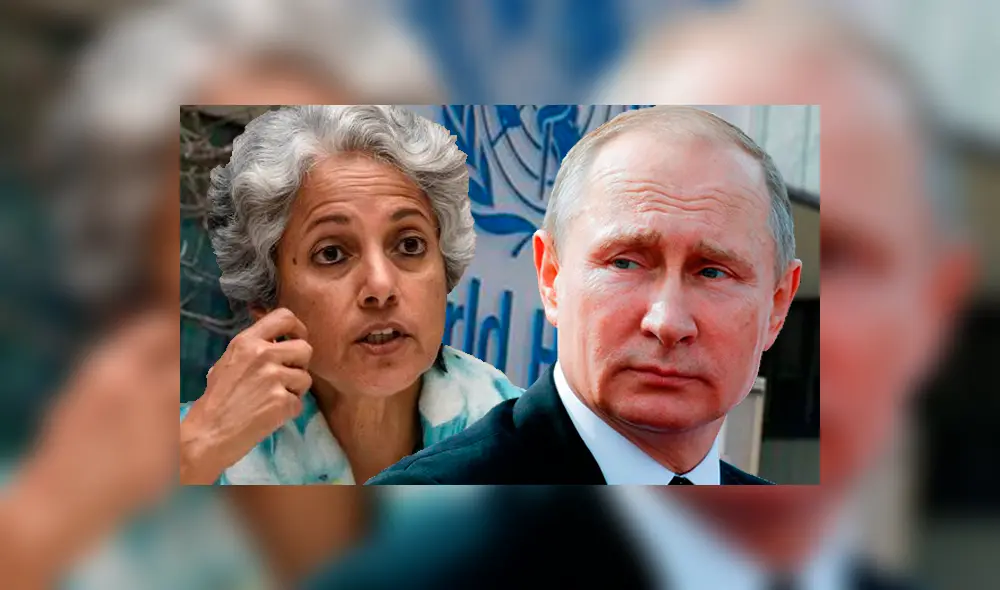 Soumya Swaminatha, Vladimir Putin Foto: EFE / AFP