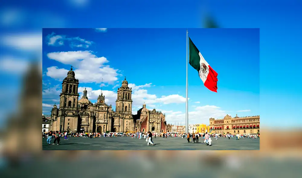 Día de la bandera en México.