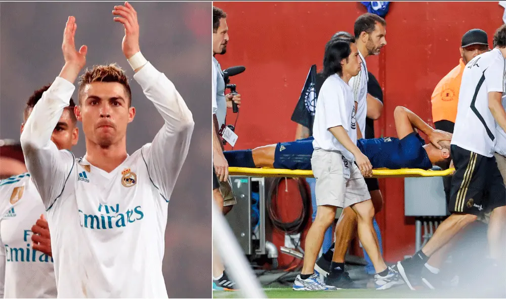 Cristiano Ronaldo envió un mensaje alentador a Marco Asensio, quien se lesionó y estará de baja al menos por seis meses. | Foto: EFE
