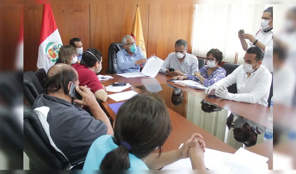 Lozano se reúne con congresistas y consejeros por emergencia sanitaria a causa del coronavirus. Lozano se reúne con congresistas y consejeros por emergencia sanitaria a causa del coronavirus.