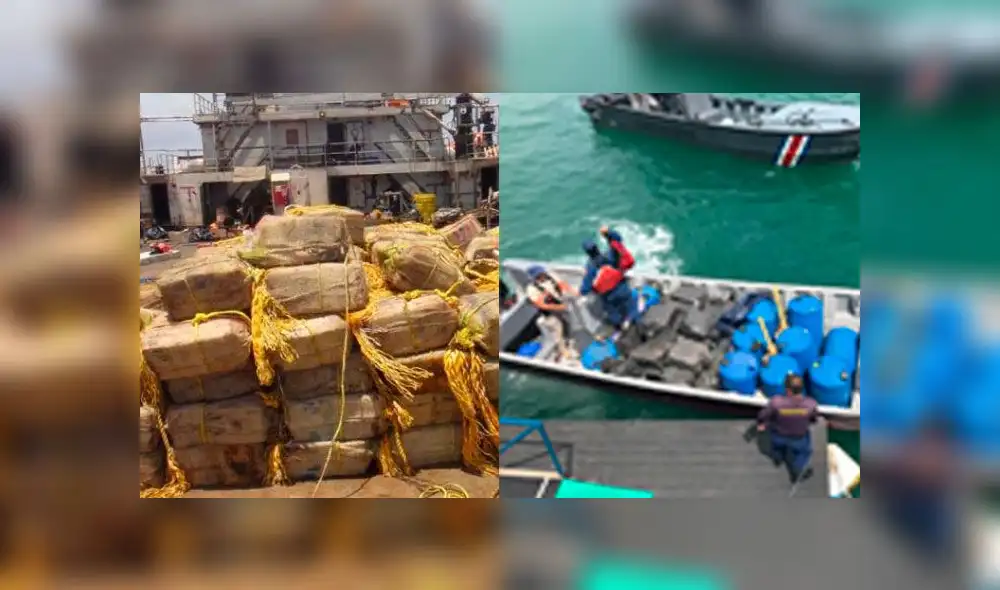 La DEA captura a venezolanos y colombianos con cinco toneladas de cocaína en aguas internacionales [FOTOS]