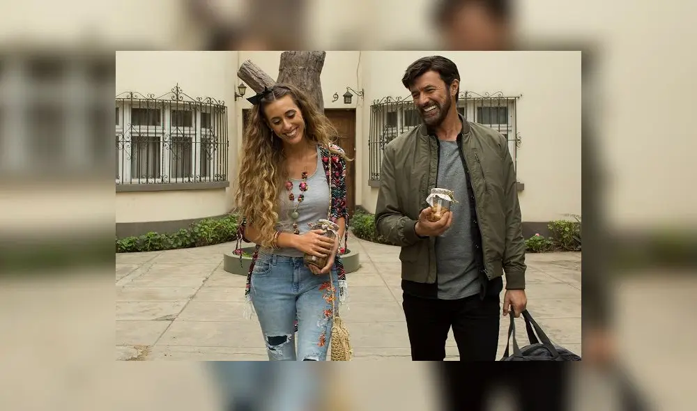 Con Daniela Camaoria.