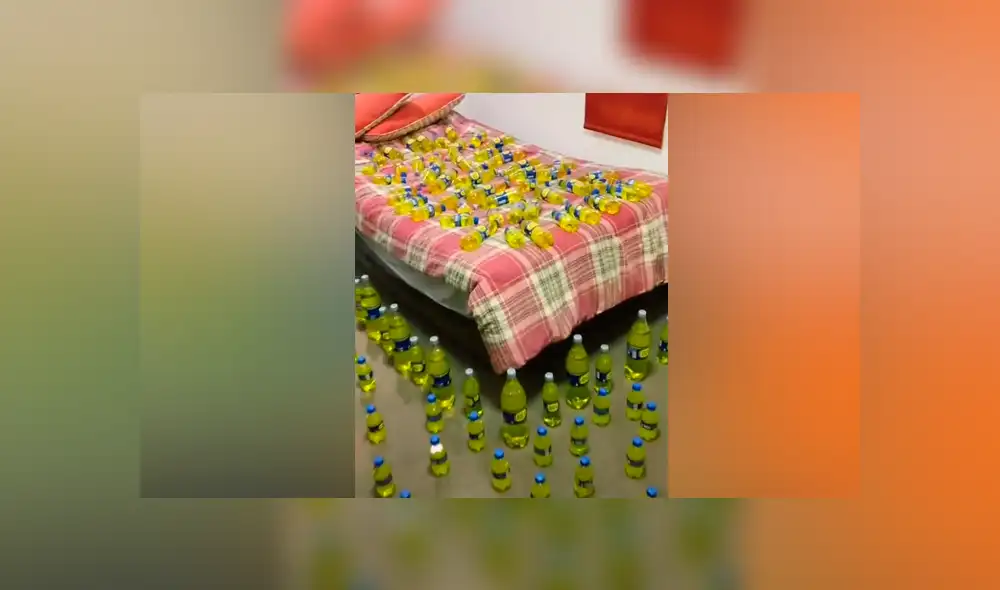 Desliza las imágenes para ver la increíble reacción que tuvo una madre al ver que su hijo le compró muchas botellas de su gaseosa favorita. Foto: Santi Chávez /TikTok Desliza las imágenes para ver la increíble reacción que tuvo una madre al ver que su hijo le compró muchas botellas de su gaseosa favorita. Foto: Santi Chávez /TikTok