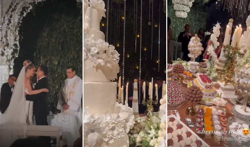¿Cómo fue la comida en la boda de Brunella Horna y Richard Acuña? Foto: composición LR/Instagram ¿Cómo fue la comida en la boda de Brunella Horna y Richard Acuña? Foto: composición LR/Instagram