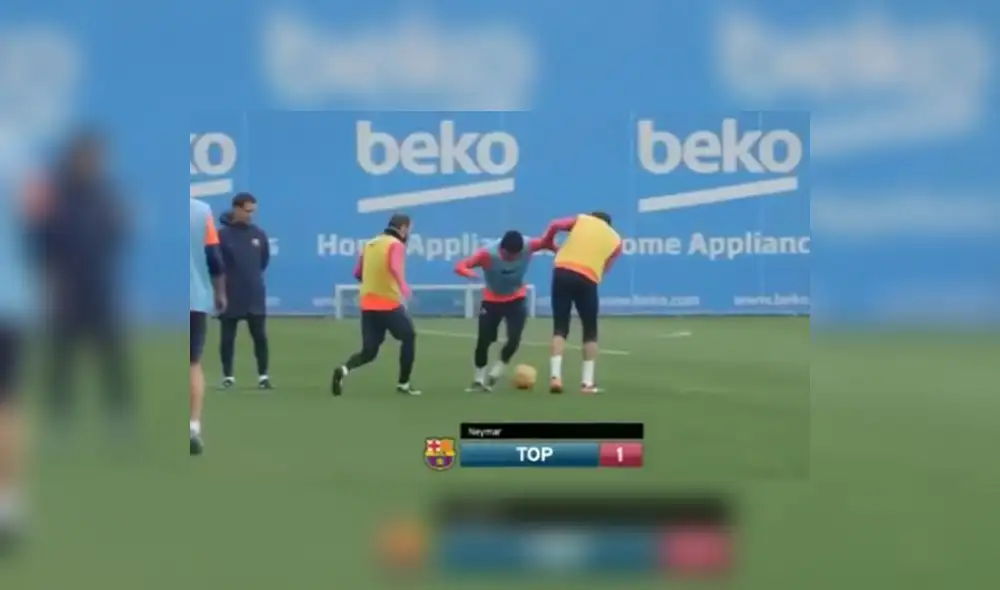 Instagram: Neymar deja en ridículo a Piqué con impresionante túnel en Barcelona | VIDEO