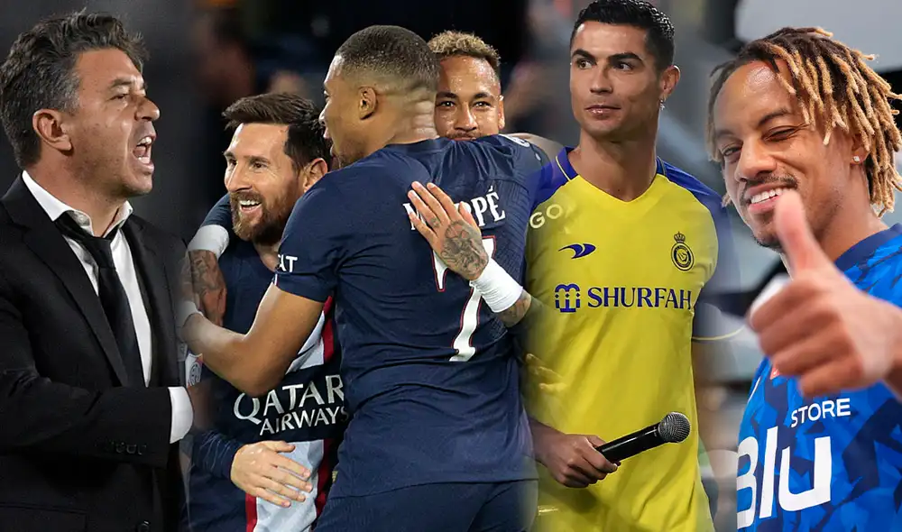 Marcelo Gallardo dirigirá fuera de Sudamérica por primera vez. Foto: composición LR/AFP/Al-Hilal