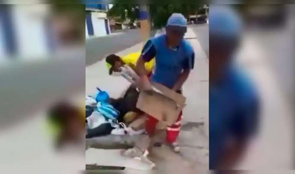 Chiclayo. Obreros municipales se exponen a enfermedades de la piel y ante Covid - 19. Chiclayo. Obreros municipales se exponen a enfermedades de la piel y ante Covid - 19.