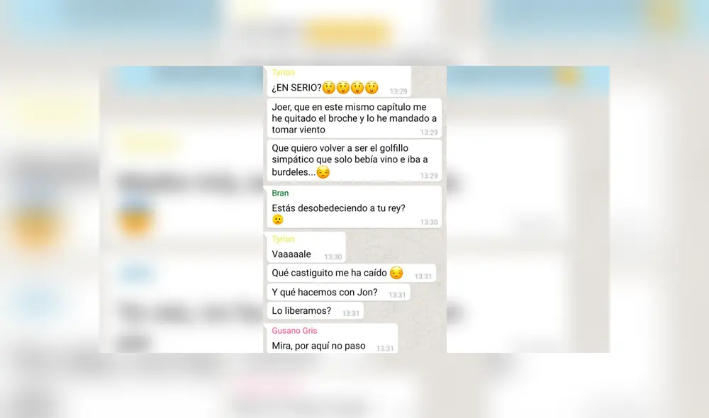 El último capítulo de Game of Thrones explicado como un grupo de WhatsApp [FOTOS]